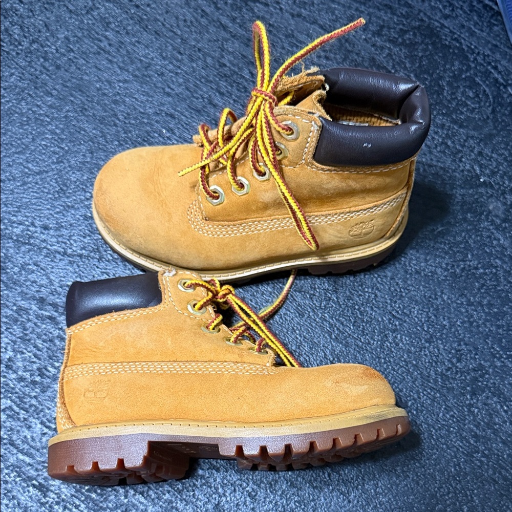Little boys Timberland boots